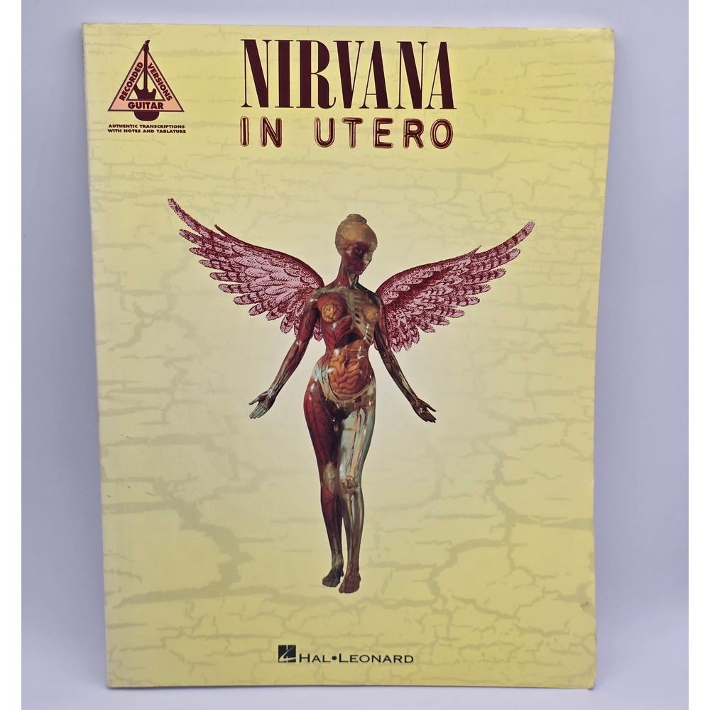 Nirvana In Utero Guitar TAB Songbook Guitar Recorded Versions Sheet Music 1994